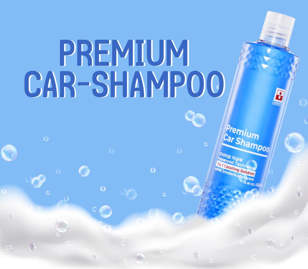 BINDER Нейтральный шампунь-концентрат для ручной мойки Premium Car Shampoo 1:500 (pH 7,5)  500мл: фото 2