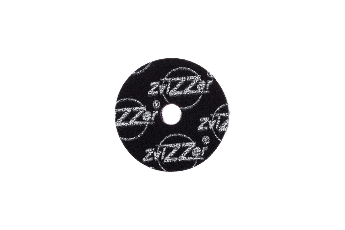 55/25 ZviZZer черный меховой круг (ворс 15 мм): фото 3