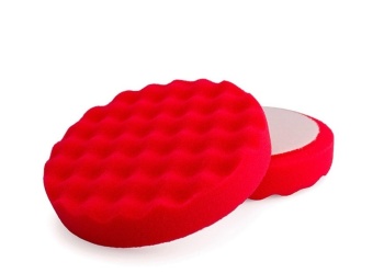 150 мм COOLSHINE КРАСНЫЙ мягкий полировальный круг / 150mm  (6”) ‘COOLSHINE’ RED Waffle Polishing GRIP