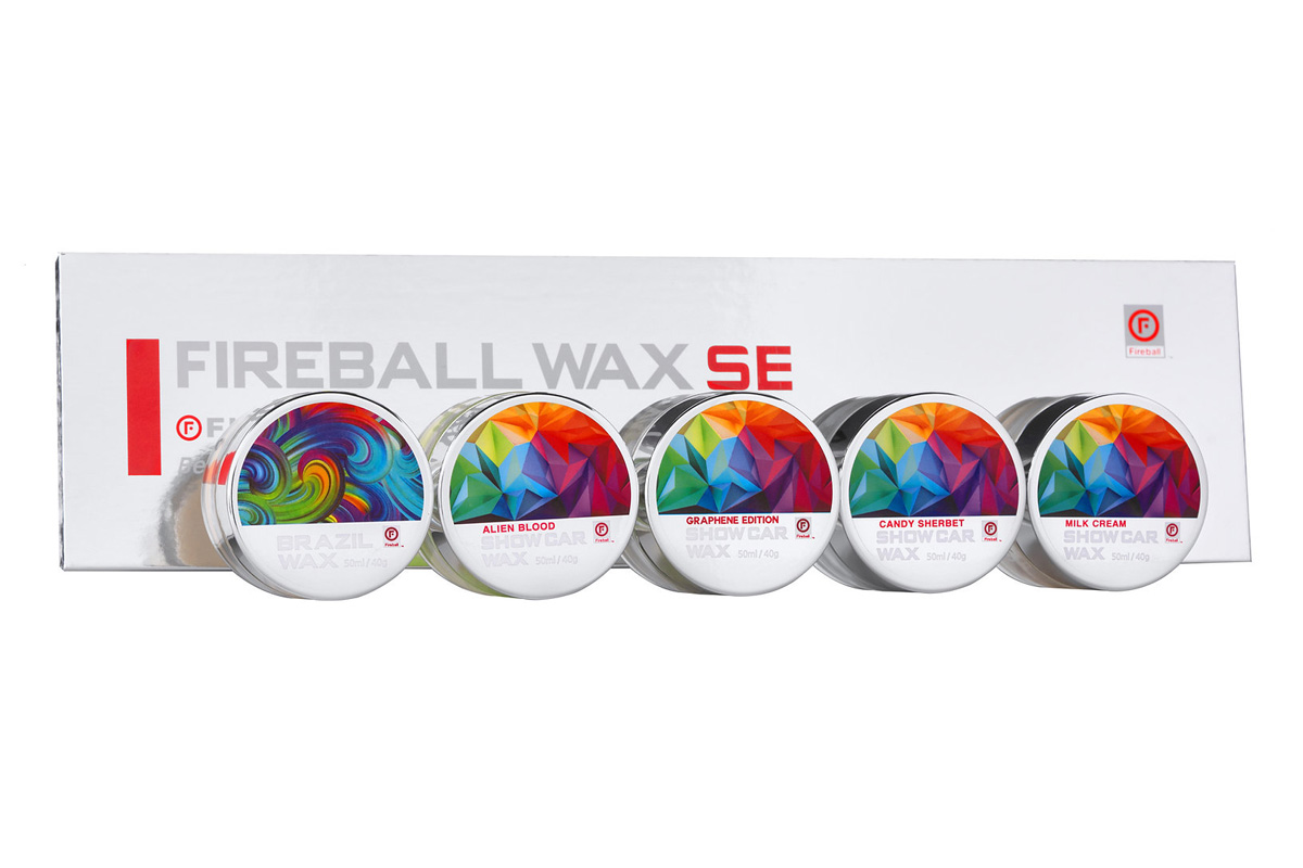 FIREBALL Набор премиальных восков Wax Kit 5x50мл Limited Edition (1500 set in the world)
