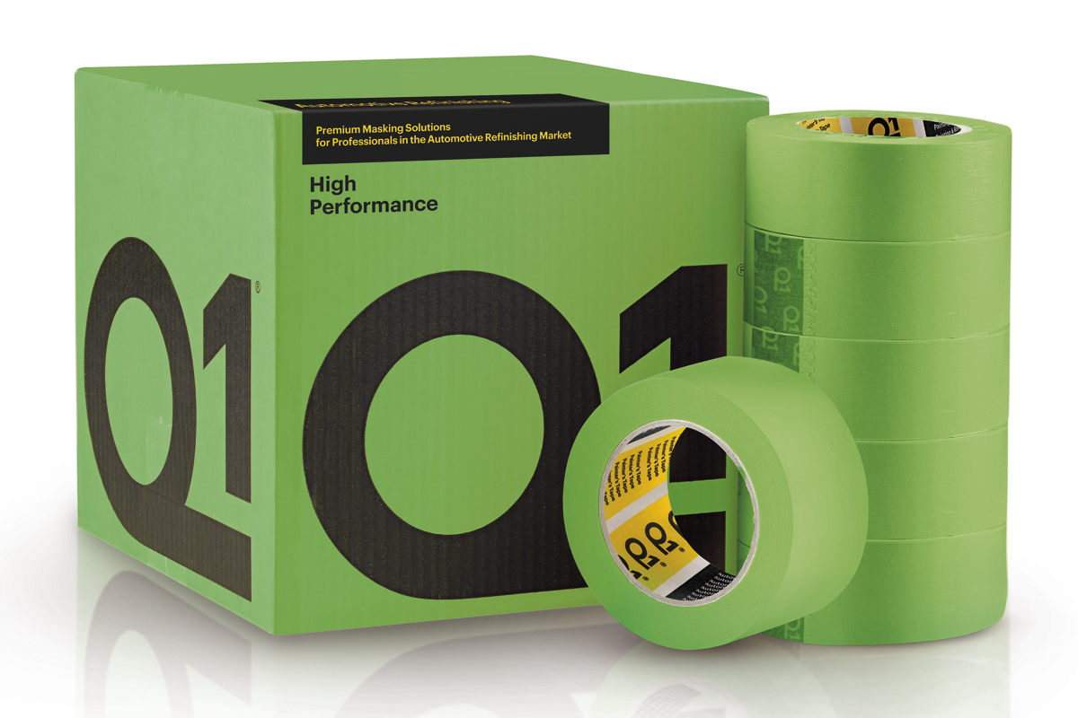 Малярная Лента Водостойкая Q1® High Performance - 48мм*50м, 110°С (зеленая) - HPG148