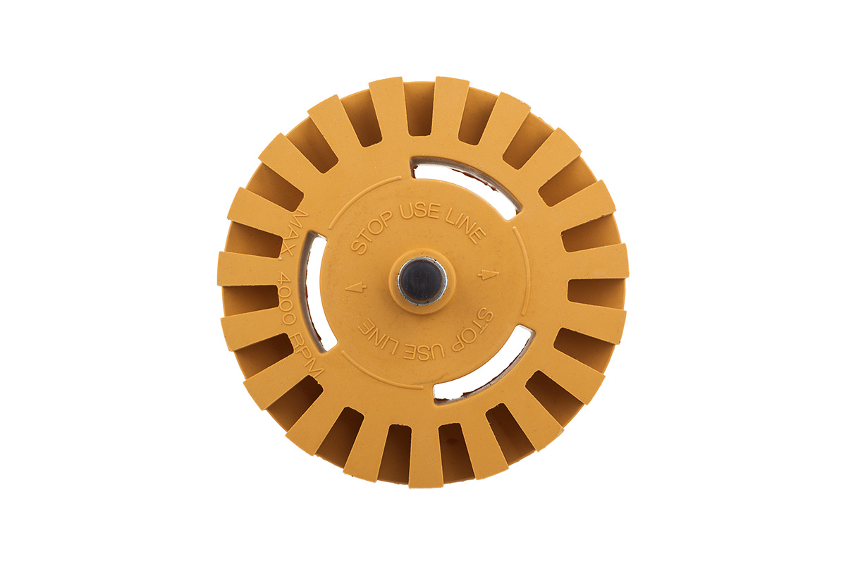 Диск зубчатый для снятия скотча с адаптером 100*25 мм: фото 4