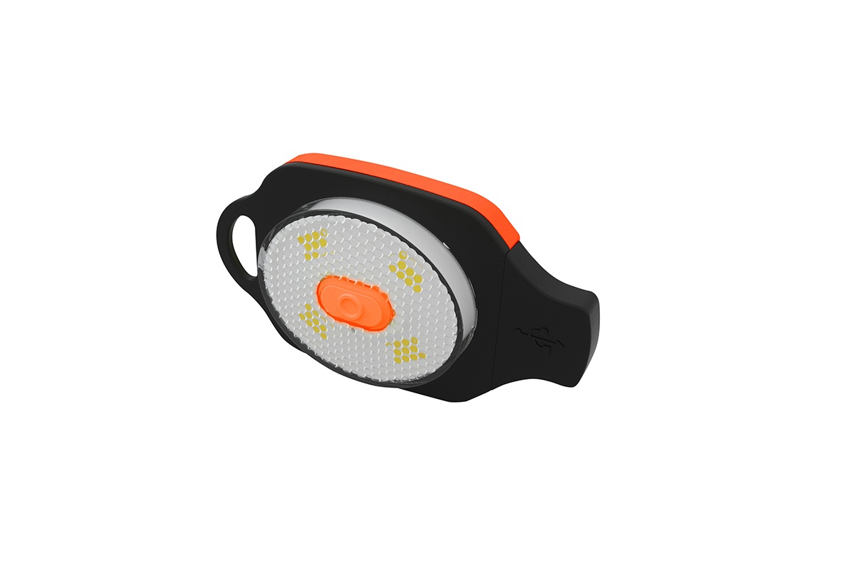 BE-02+O - Шапка с фонариком оранжевая 150 Lm USB |UNILITE: фото 3
