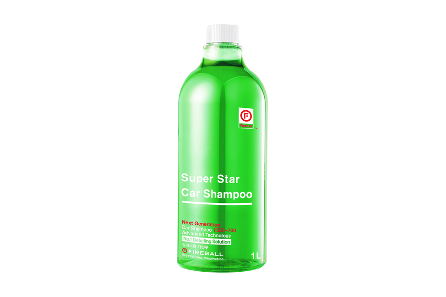 FIREBALL Шампунь для ручной мойки Super Star Car Shampoo 1:500 PH7 Лесное настроение (зеленый) 1л