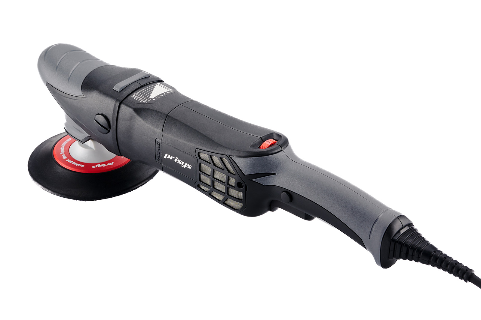 Prisys EP830 - Бесщеточная Роторная полировальная машинка [2250W; 5"(M14); 700-3000/min; 1.98kg]