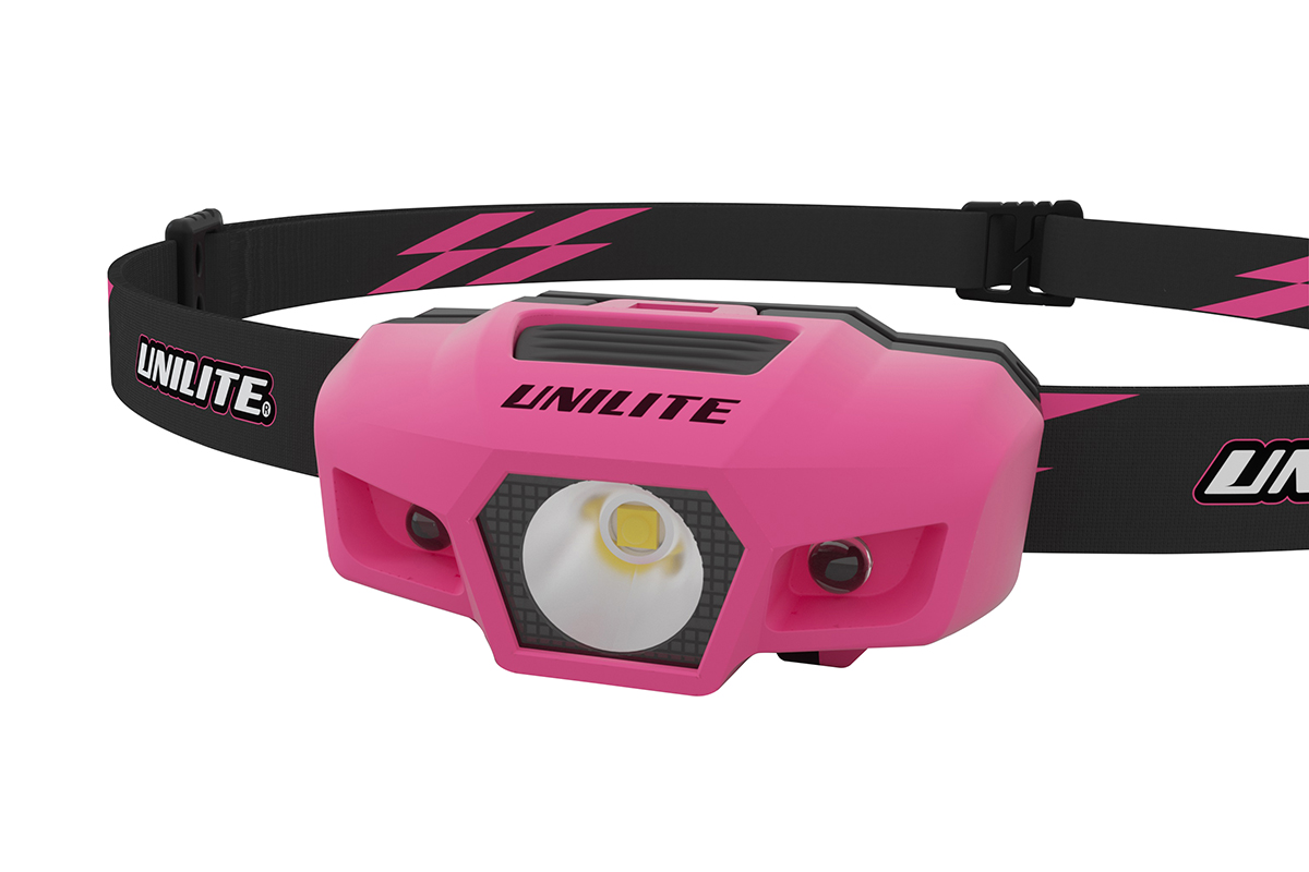 SPORT-H1 - Спортивный налобный фонарь (розовый корпус),  175 Lm, 1xAA, IPX6 | UNILITE: фото 3