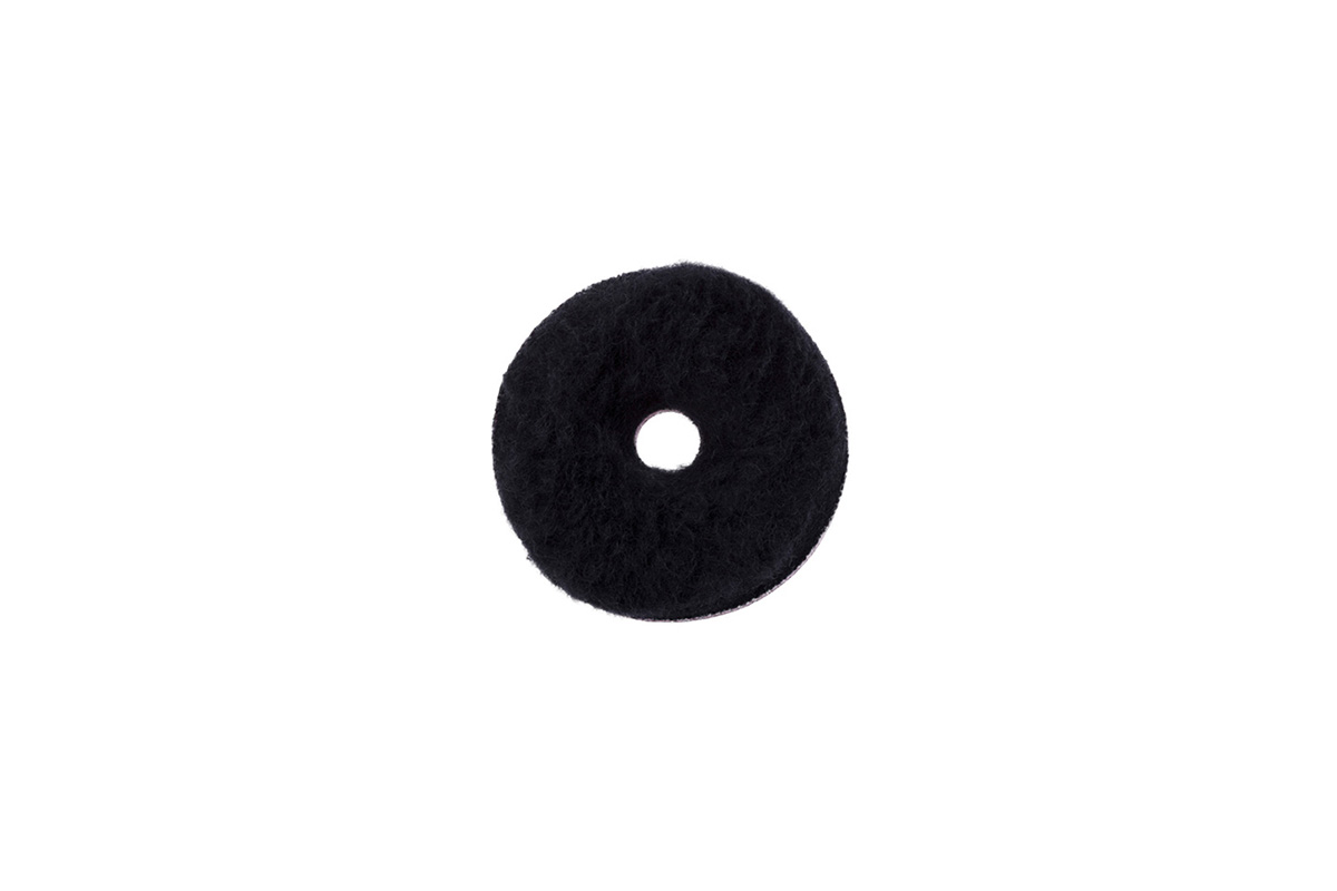 35/25 ZviZZer черный меховой круг (ворс 15 мм): фото 2