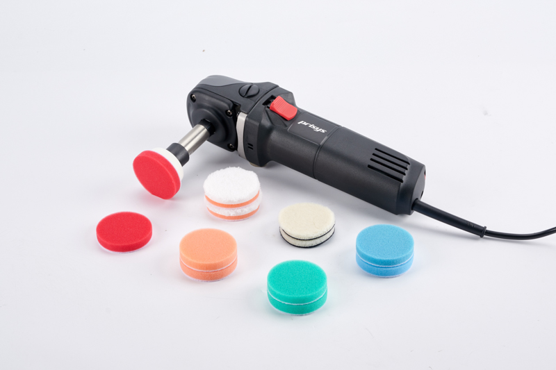Prisys EP804K - Мини-Роторная полировальная машинка, Комплект 41 предмет [750W; 1,2,3"(M14); 1200-4500/min; 1.6kg]: фото 4