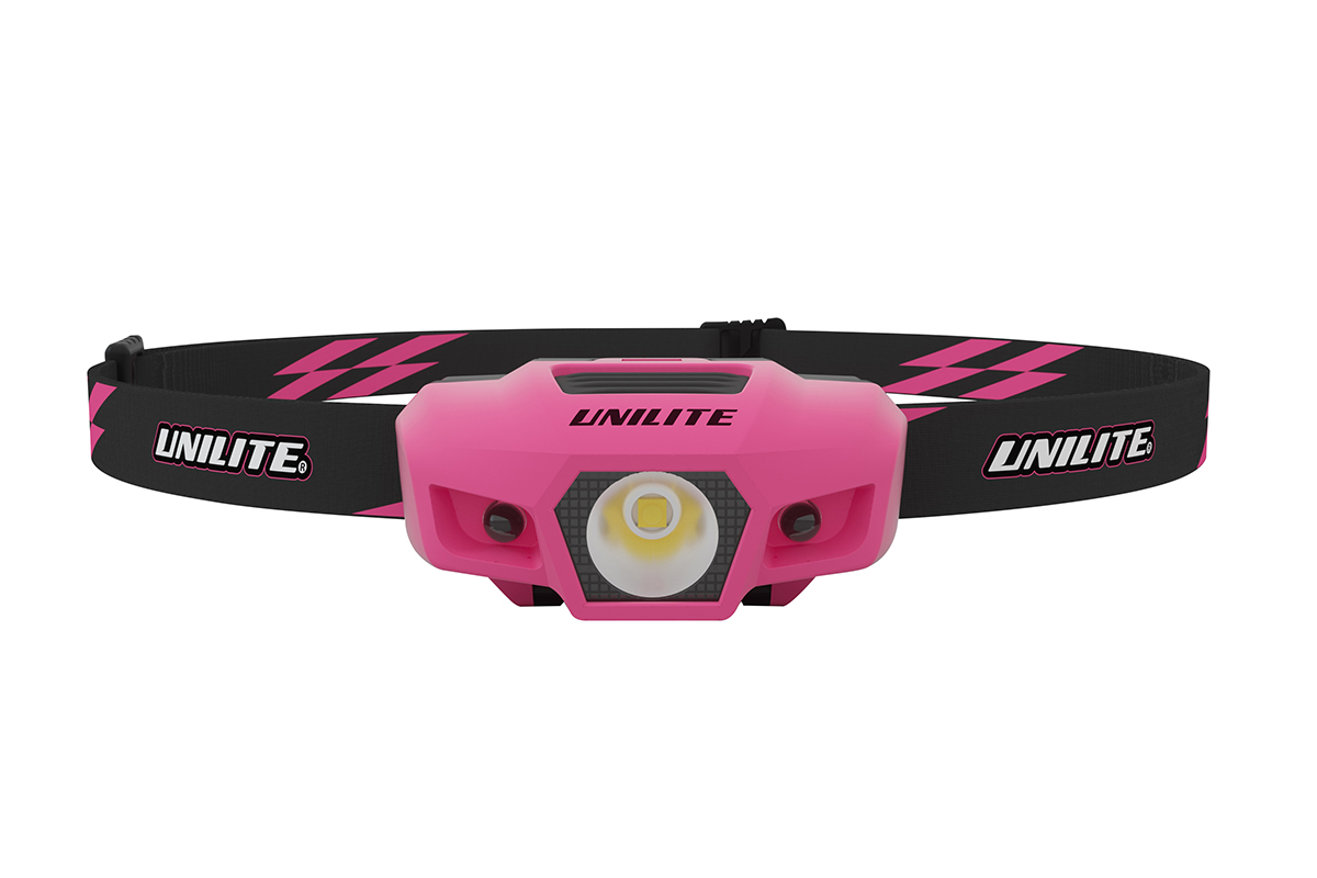 SPORT-H1 - Спортивный налобный фонарь (розовый корпус),  175 Lm, 1xAA, IPX6 | UNILITE: фото 4