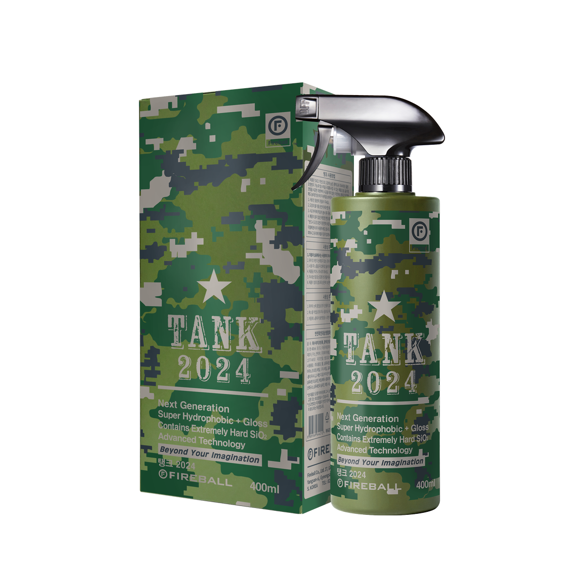 FIREBALL Сверхпрочный керамический силант (эмульсия  SiO2) TANK 400 мл