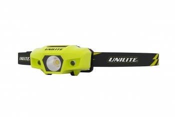 SPORT-H1 - Спортивный налобный фонарь (желтый корпус),  175 Lm, 1xAA, IPX6 | UNILITE