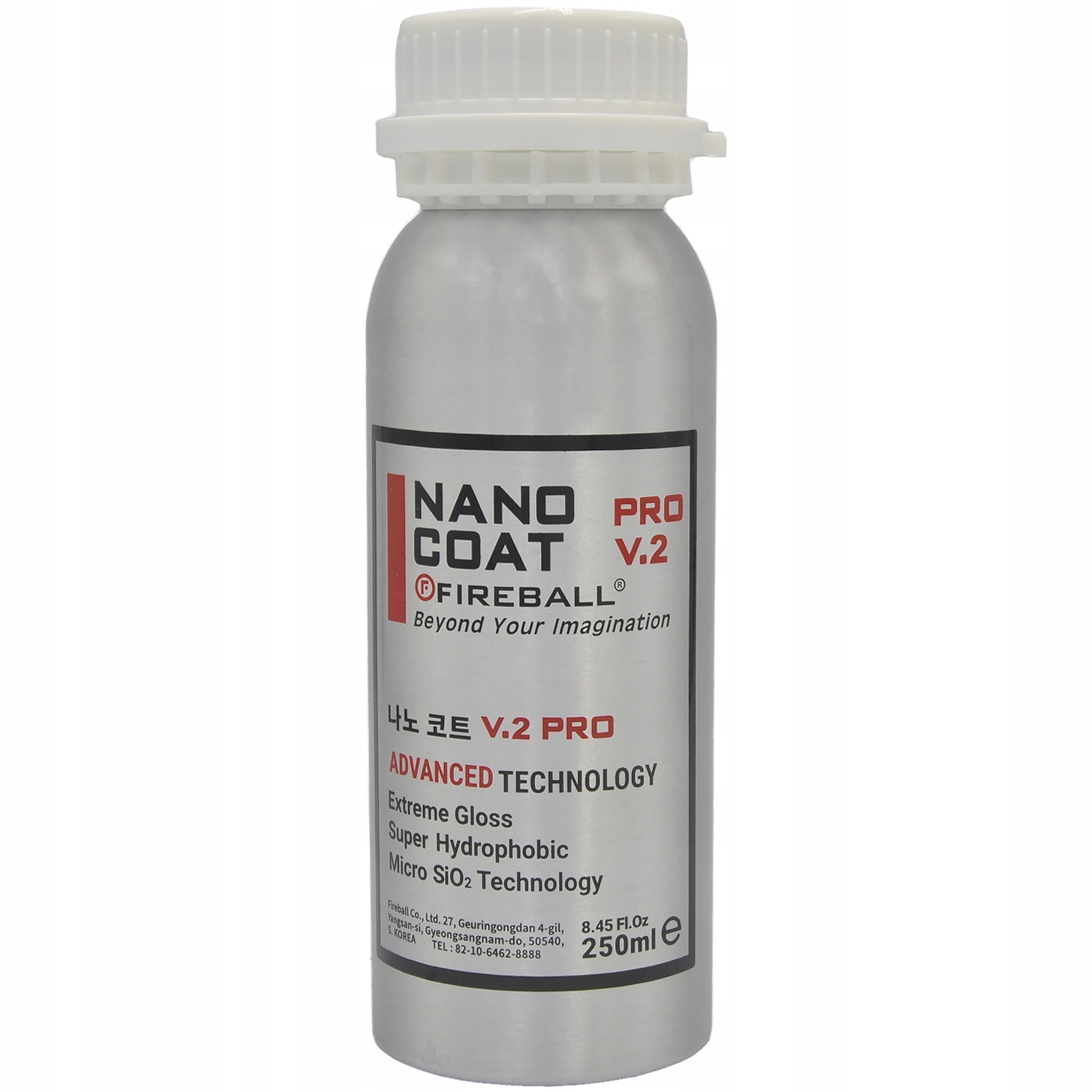 FIREBALL NANO COAT v.2 PRO 250 мл - Керамическое покрытие для всех поверхностей