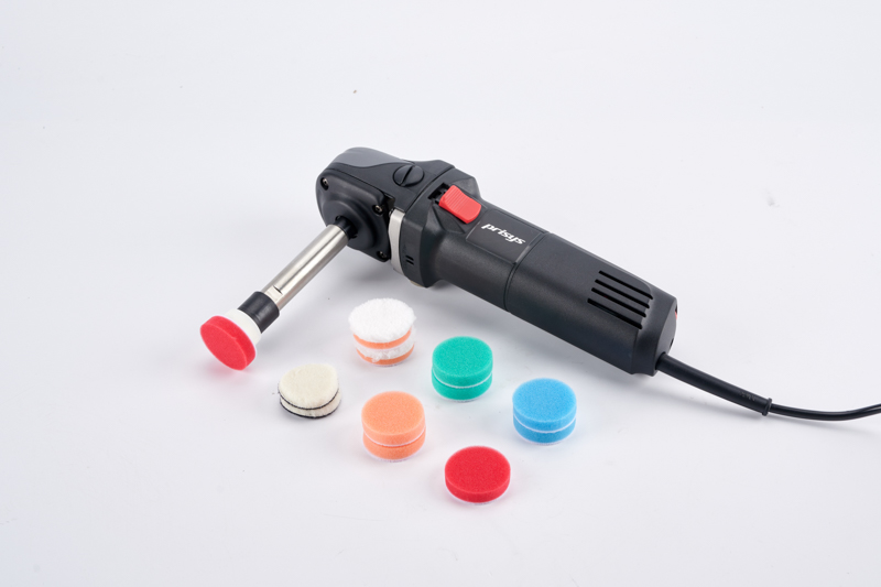 Prisys EP804K - Мини-Роторная полировальная машинка, Комплект 41 предмет [750W; 1,2,3"(M14); 1200-4500/min; 1.6kg]: фото 3