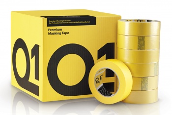 Малярная Лента Q1® Premium - 30мм*50м, 110°С (желтая) - MT130