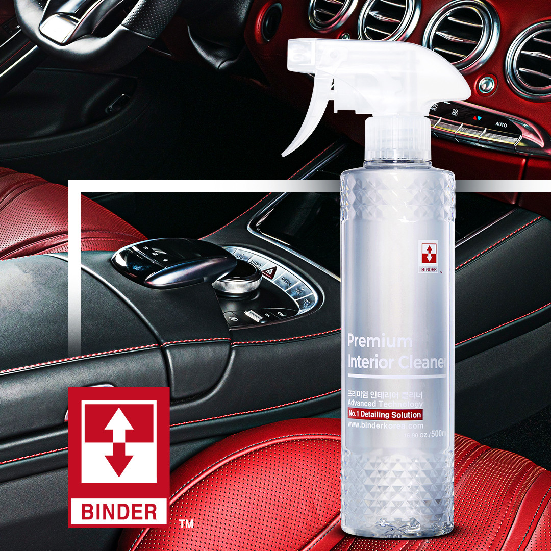 BINDER Очиститель салона (кожи и пластика) с кондиционером Premium Interior Cleaner (pH 7,0) 500мл: фото 2