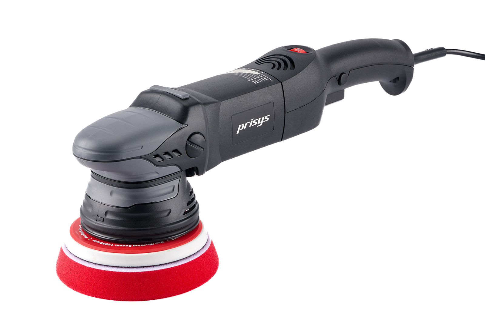 Prisys EX618-5/15 - Эксцентриковая (DA) полировальная машинка [1200W; 15mm; 5"(M8); 3000-5800/min; 2.6kg]