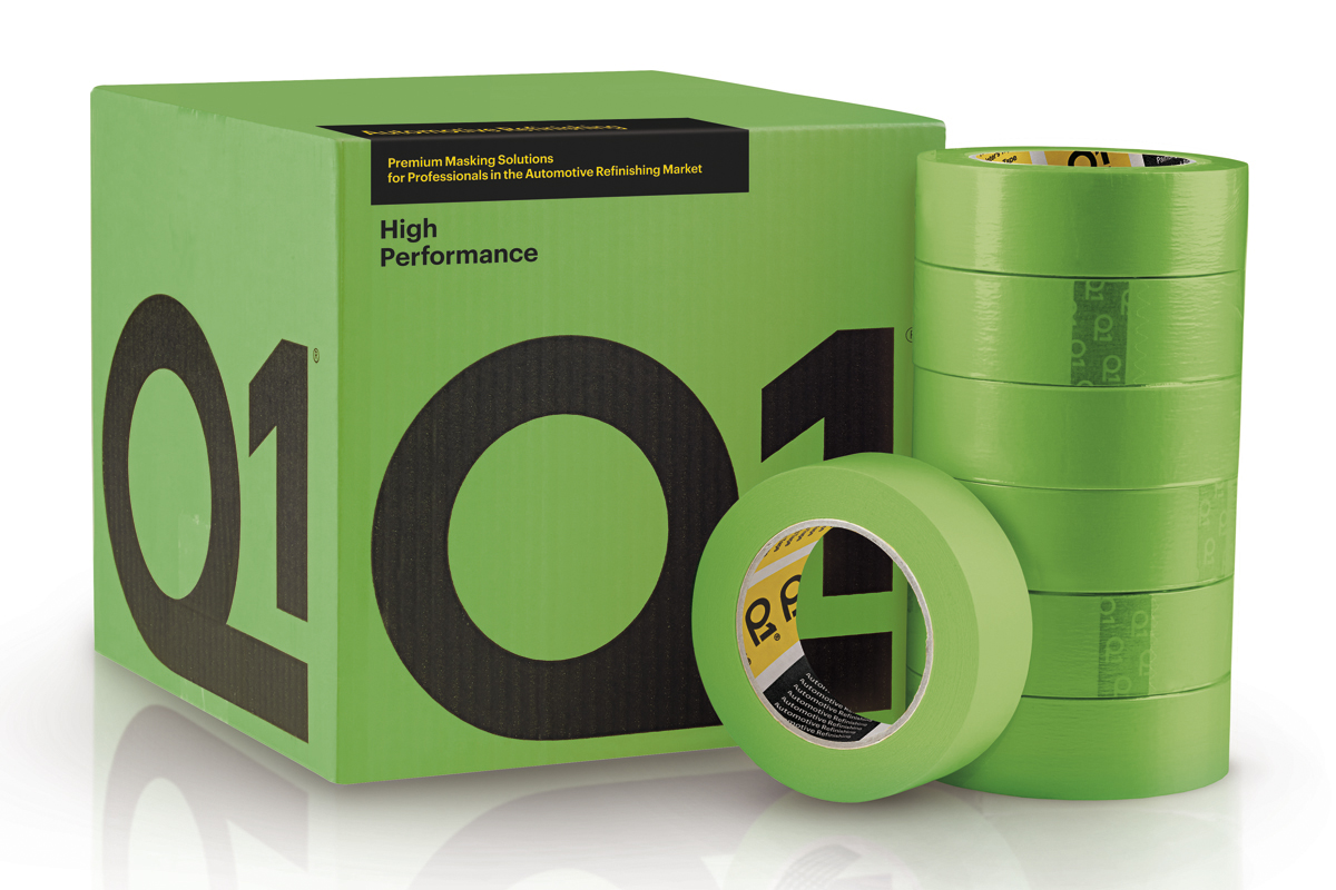 Малярная Лента Водостойкая Q1® High Performance - 36мм*50м, 110°С (зеленая) - HPG136