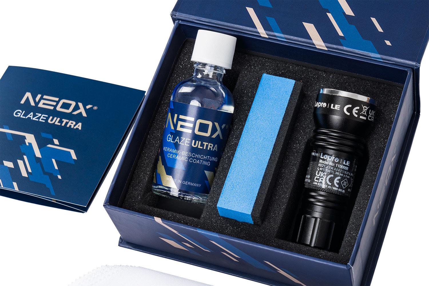 POLYTOP NEOX® GLAZE ULTRA [SET] - Керамическое покрытие с УФ-маркером (НАБОР), 50 мл: фото 3