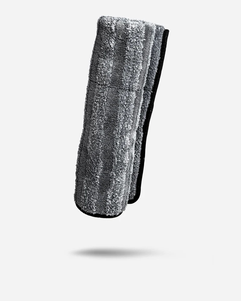 Микрофибра "Гибрид" для сушки 50х80, 1200 gsm, серая - A302 Duplex Hybrid XL Drying Towel: фото 6