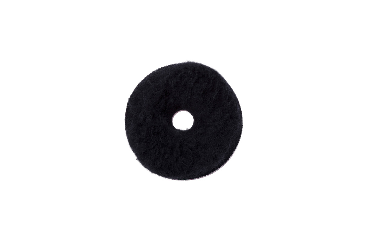 55/25 ZviZZer черный меховой круг (ворс 15 мм): фото 2