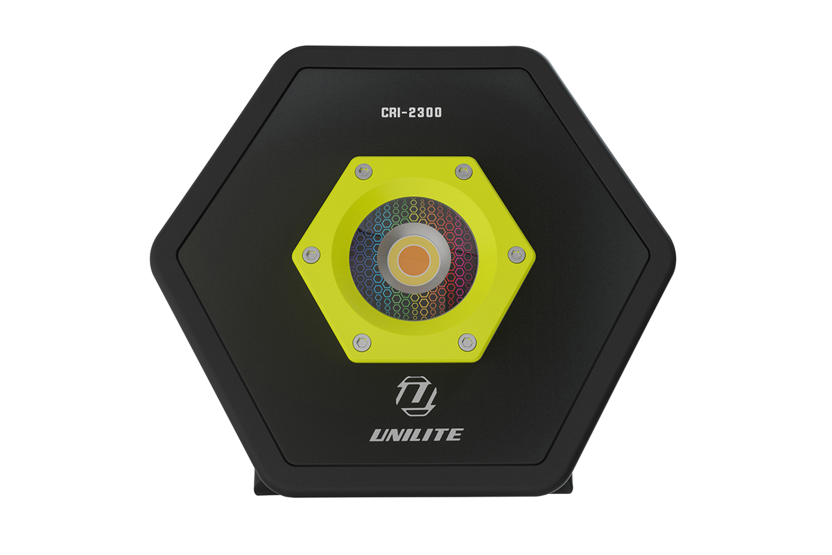 CRI-2300 - Прожектор аккумуляторный 2300 Lm, Hi CRI 96+, 5 цветов, 4400 mAh, IP65 | UNILITE: фото 2