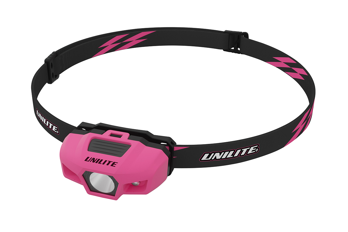 SPORT-H1 - Спортивный налобный фонарь (розовый корпус),  175 Lm, 1xAA, IPX6 | UNILITE: фото 2