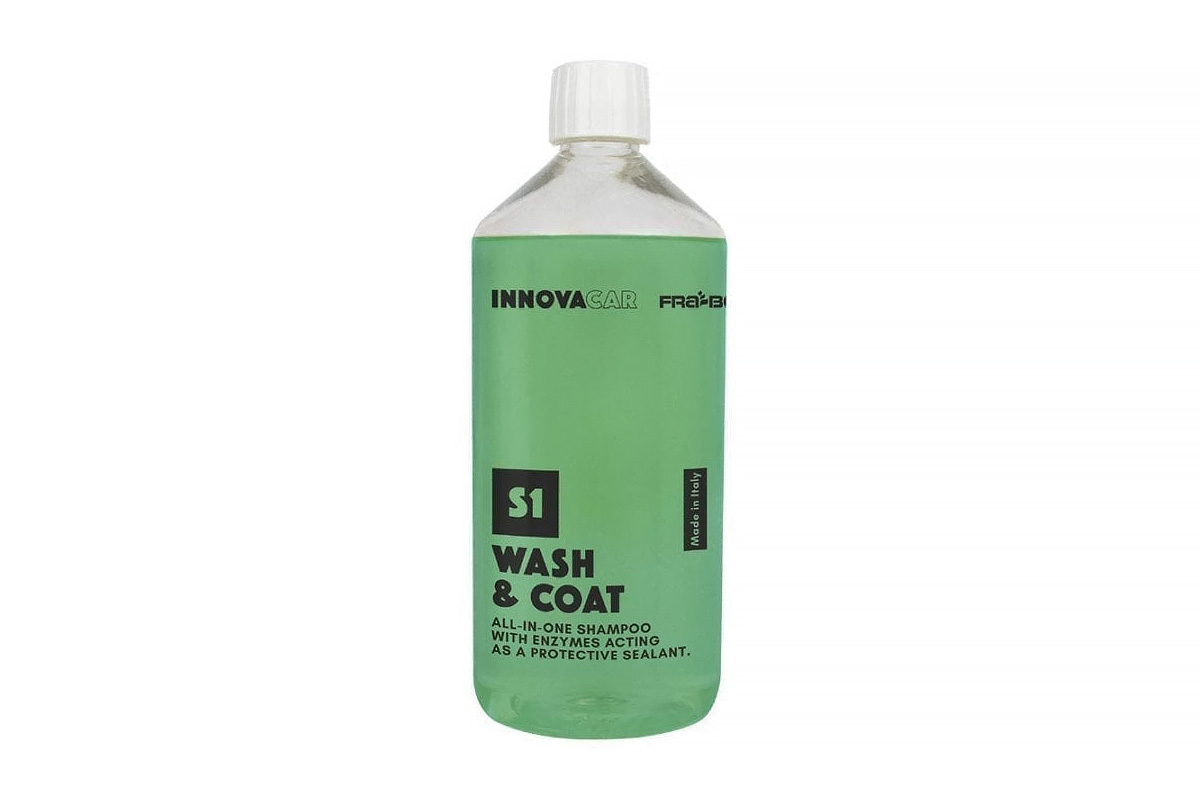 S1 Wash&Coat - Нано автошампунь с энзимами, защитой и гидрофобным эффектом All in One / INNOVACAR