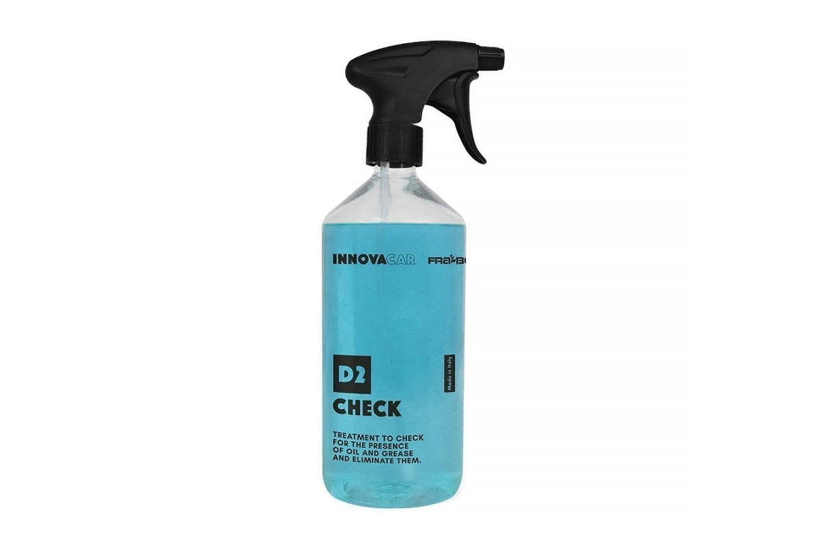 D2 Check 500ml - состав для удаления масел, жиров, силиконов после полировки и перед нанесением защитных покрытий / INNOVACAR