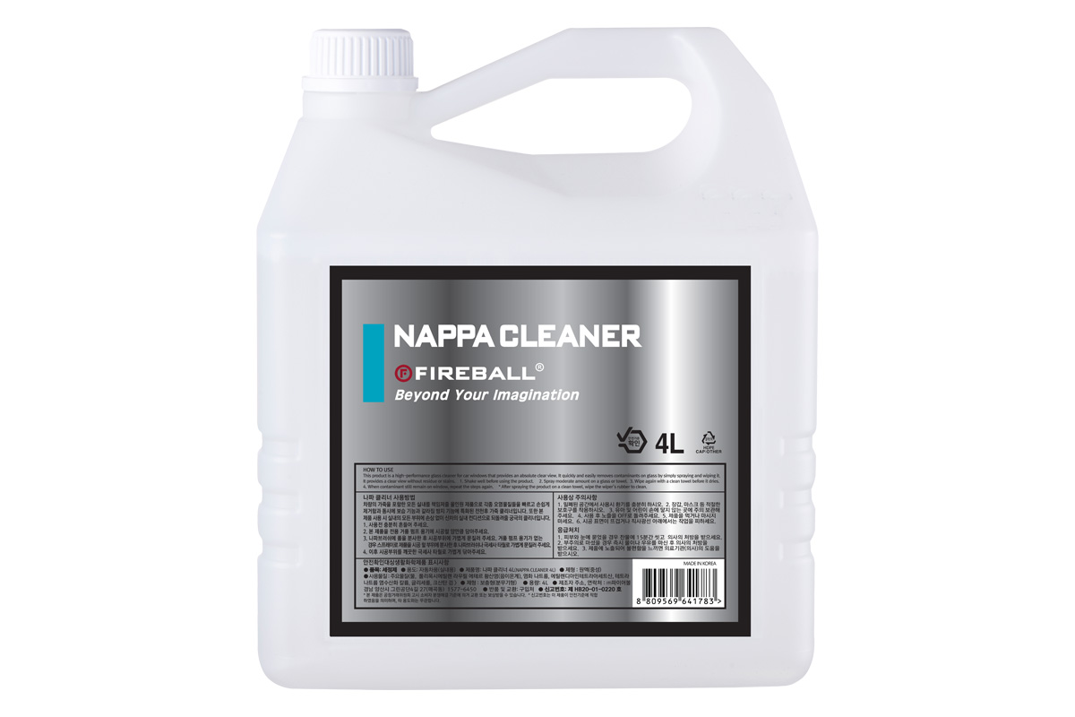 FIREBALL Очиститель кожи и интерьера Nappa Cleaner, 4 л