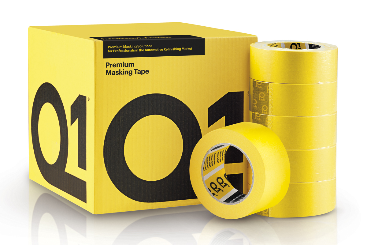Малярная Лента Q1® Premium - 48мм*50м, 110°С (желтая) - MT148