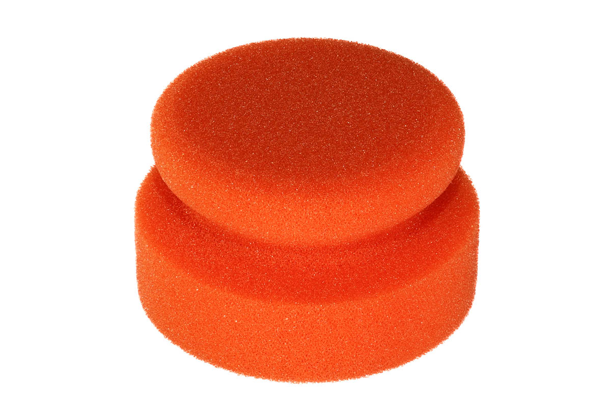 Аппликатор для ручной полировки и нанесения составов 90x50мм, Полутвердый (оранжевый) А302 