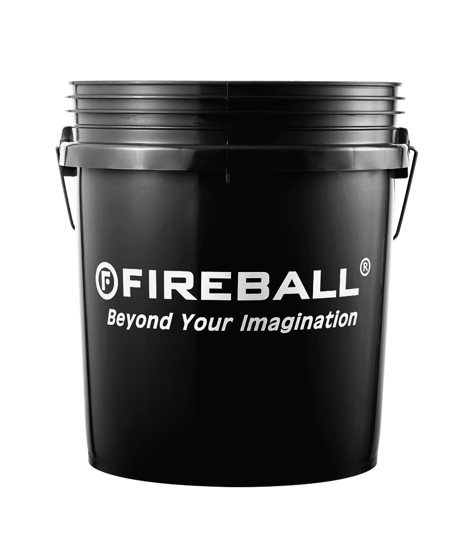 FIREBALL Ведро для мойки автомобиля 18 л (черное)