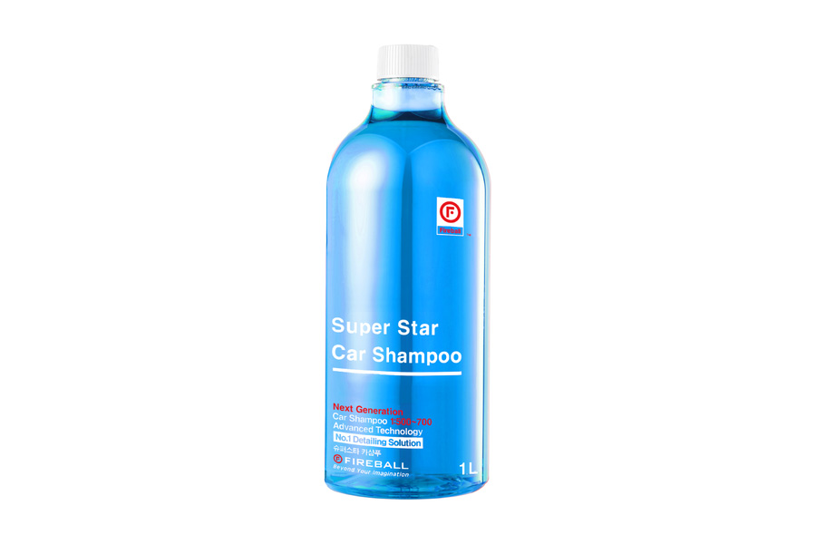 FIREBALL Шампунь для ручной мойки Super Star Car Shampoo 1:500 PH7 Фруктово-Цитрусовый (синий) 1л