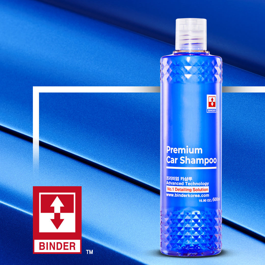 BINDER Нейтральный шампунь-концентрат для ручной мойки Premium Car Shampoo 1:500 (pH 7,5)  500мл: фото 6