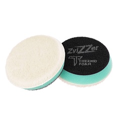 70/20/55 - ZviZZer THERMO WOOL 20mm (DA) - меховой круг, твердый интерфейс (зеленый)