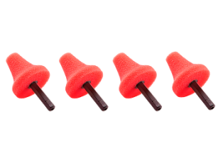 35 мм Конусный полировальник (4 шт.) Твердый (красный) А302: купить по выгодной цене